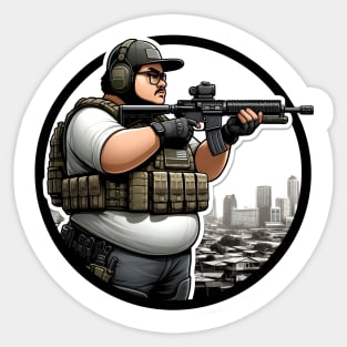 Tactical Fatman Sticker